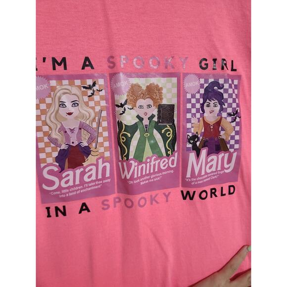 Gildan xl women's pink Sanderson sisters tee - Picture 2 of 7